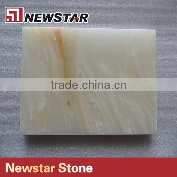 Cheap White Onyx Luxury Decoration Artificial Onyx
