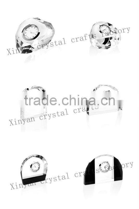 2016 lovely crystal mini clocks