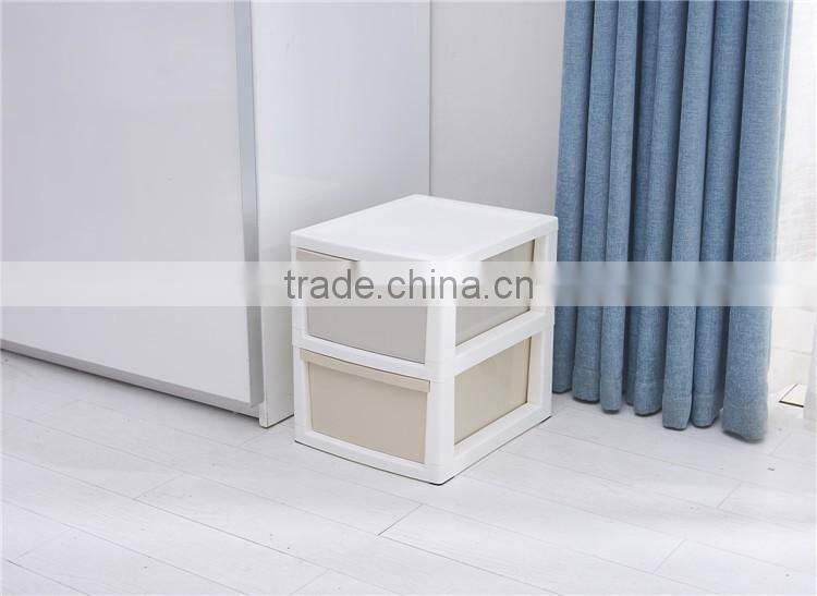 Plastic 2 Tier Storage Cabinet