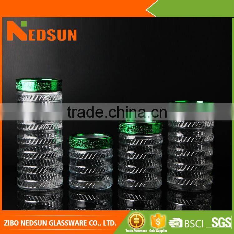 High quality food jar with beautiful lid