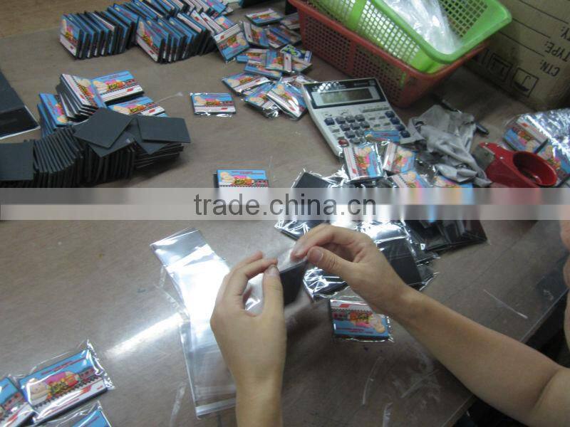 PVC rubber fridge magnet