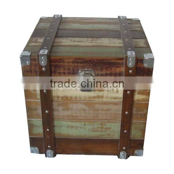 Vintage Wooden Storage Box Wooden Craft Box