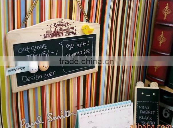 S036 quality magnetic wooden custom shape write blackboard