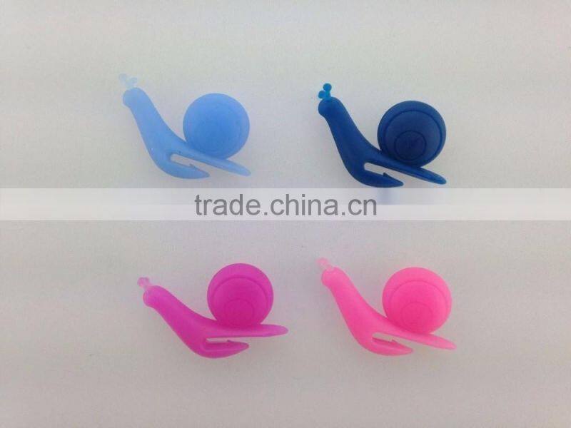 Ready Production Mould Wholesale Snail Shaped FDA/LFGB Food Grade Silicone Party Glass Markers