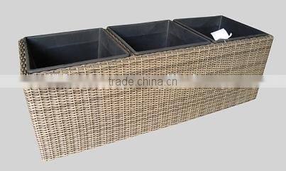 Outdoor Rattan Wicker Garden Flower Pots