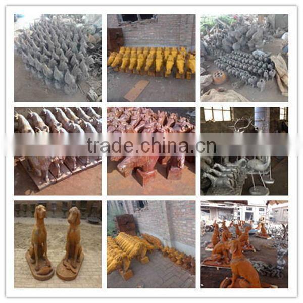 cast iron bird crafts with a Crown