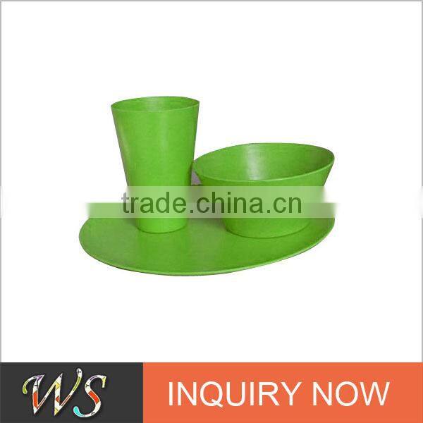 Eco-friendly Bamboo Fiber Contemporary Tableware