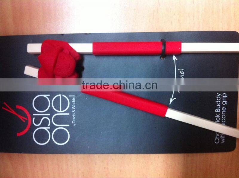 cartoon series silicone chopsticks holder chopsticks buddy with silicone grip