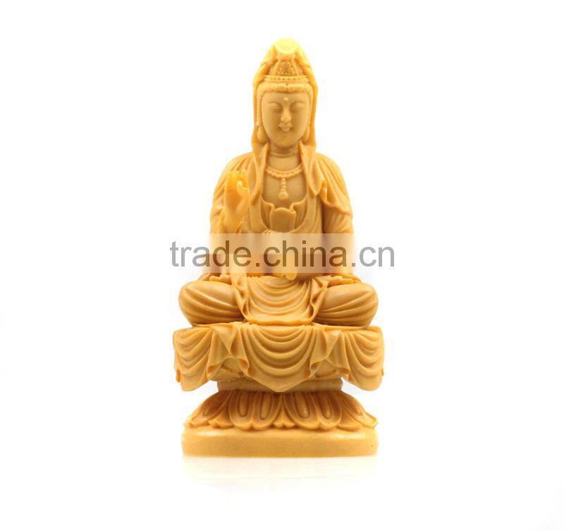 Ployresin Antique Gold Laughing Buddha Statue For sale