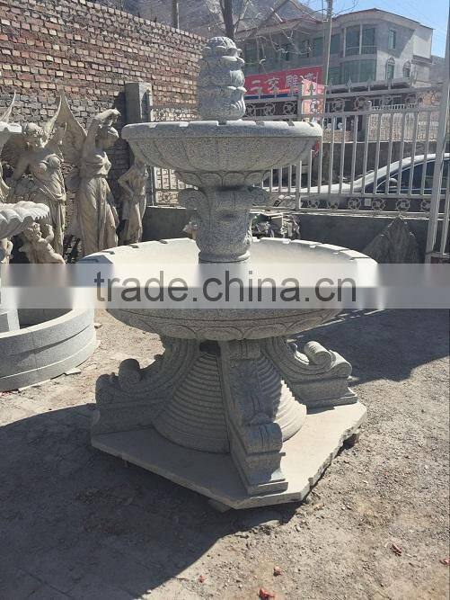 garden decoration tiered water fountain tiered stone fountain