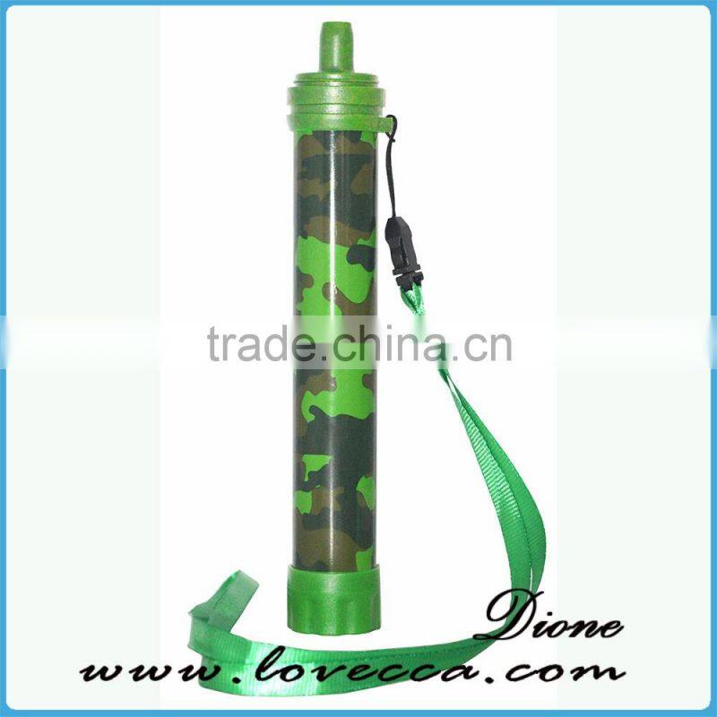 Outdoor water purifier 0.01Micron 1500L Personal Water Filtration Straw