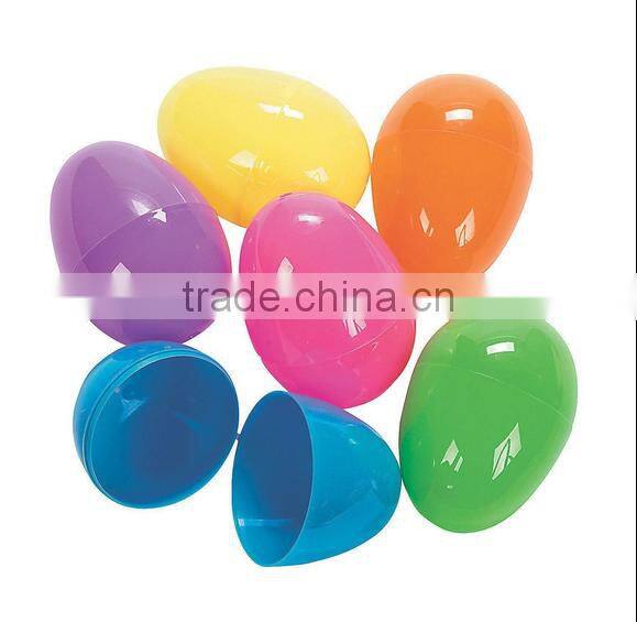 Plastic golden easter egg