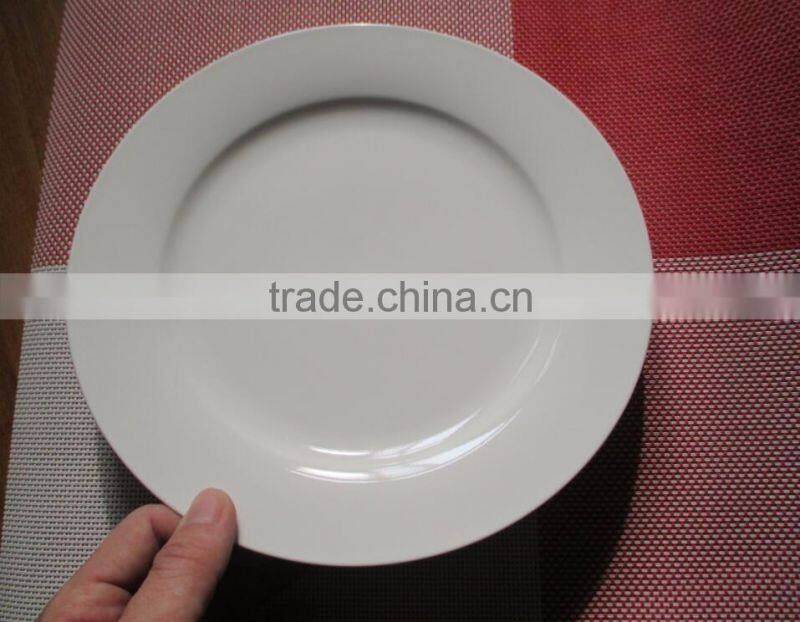2017 China ceramic white dinner plates for sale