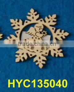 wooden snowflake