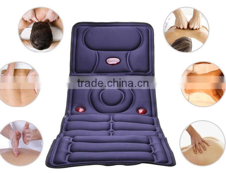 Infrared heating vibrating massaer cushion,massager mat