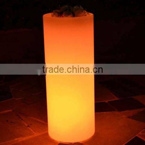 led flower pot / Wedding chair pot/LED decoration cube / cement flower pot