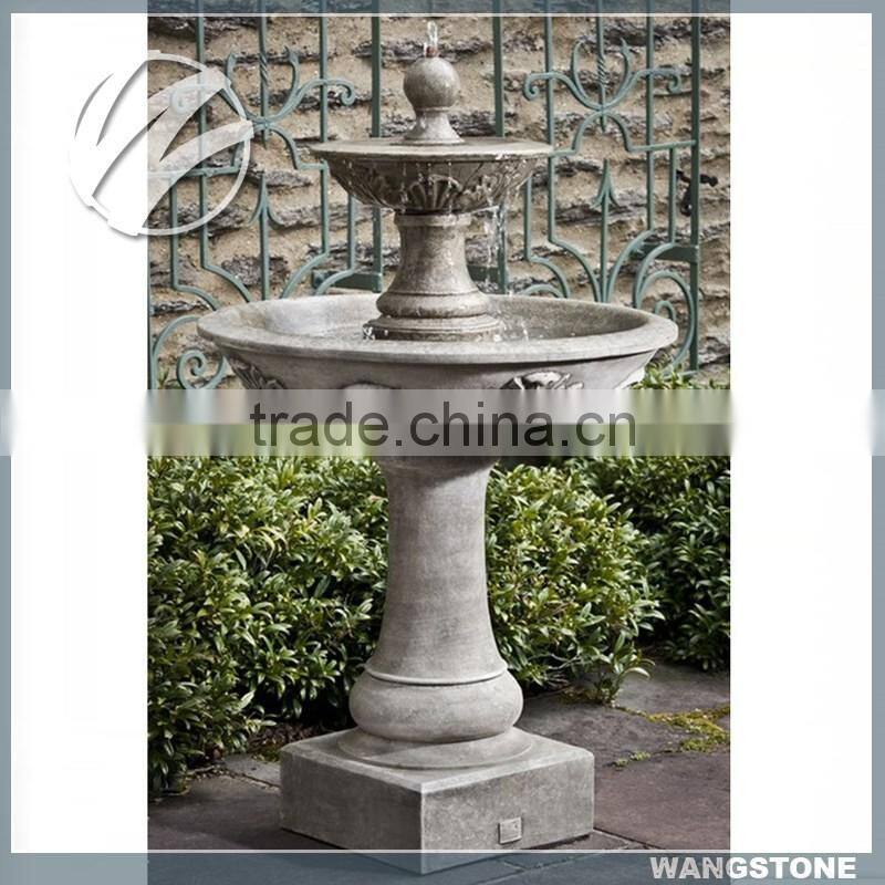 Decorative Outdoor Stone Elephant Water Fountain