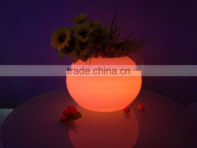 Foshionable outdoor waterproof led display led flower pot for party