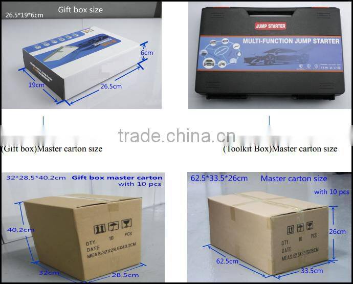 6600mAh (30WH) mini car jump starter, multi-function jump starter