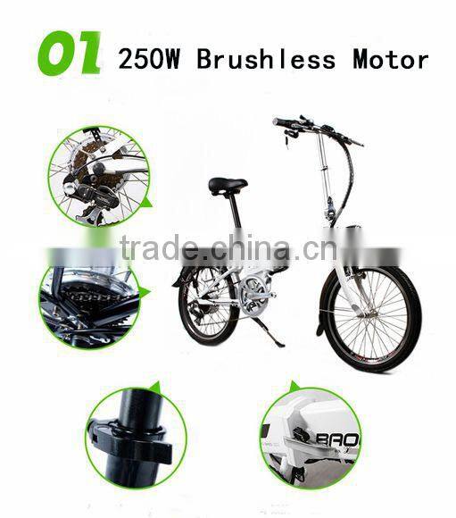 20" mini electric folding bike