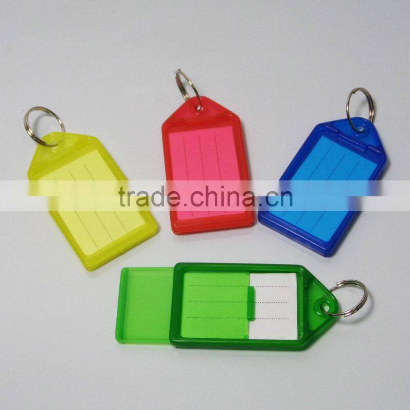 Hot-Sell cheap office large blank plastic label key tags