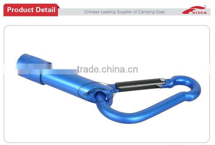 Promotional Gift LED Carabiner Mini Flashlight Keychain