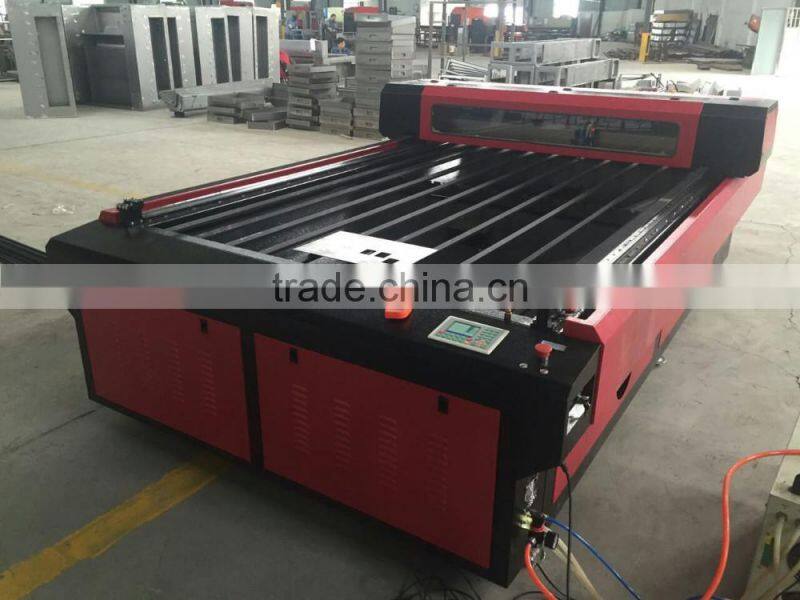 1325 150W low price laser cutting bed , China manufacturer CO2 laser cutter for sale with auto focus system