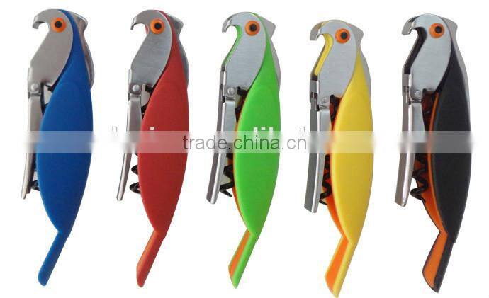 Stainless Steel Parrot shape Wine opener , Bottle opener