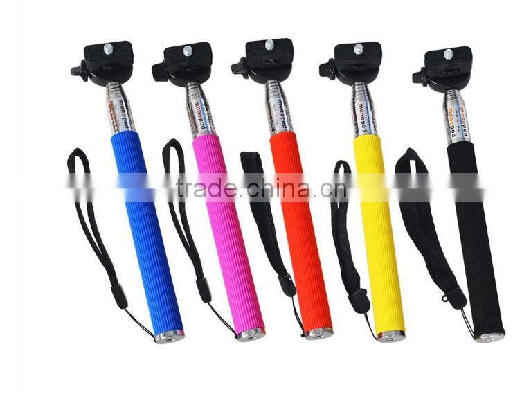 2015 Bluetooth Monopod Extendable Selfie Stick with remote