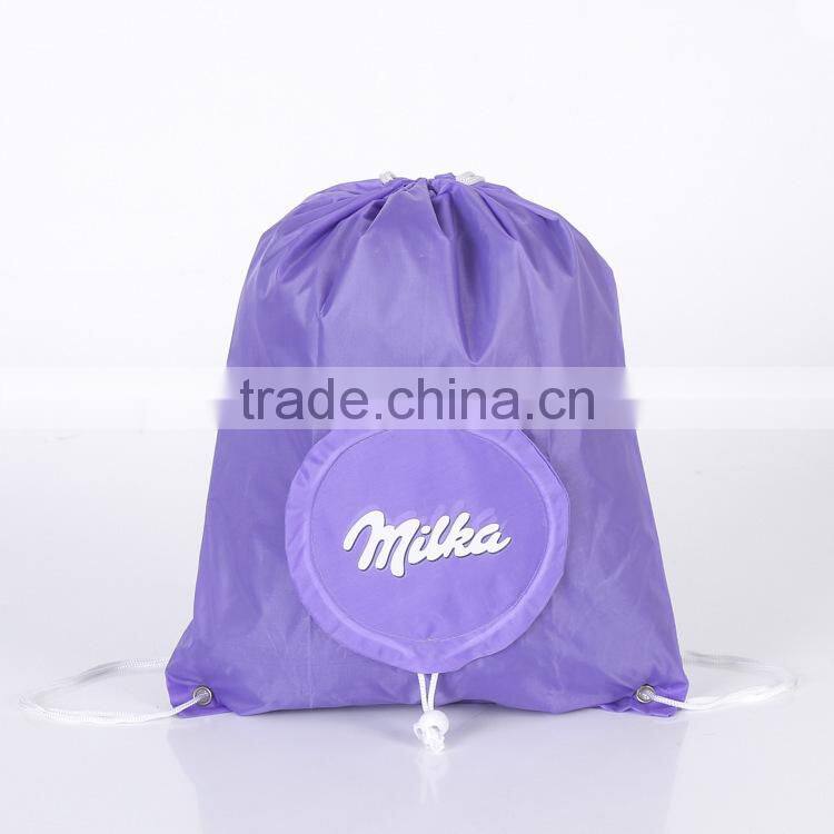 Promotion Polyester Foldable Drastring Bag(TM-CDR-231)