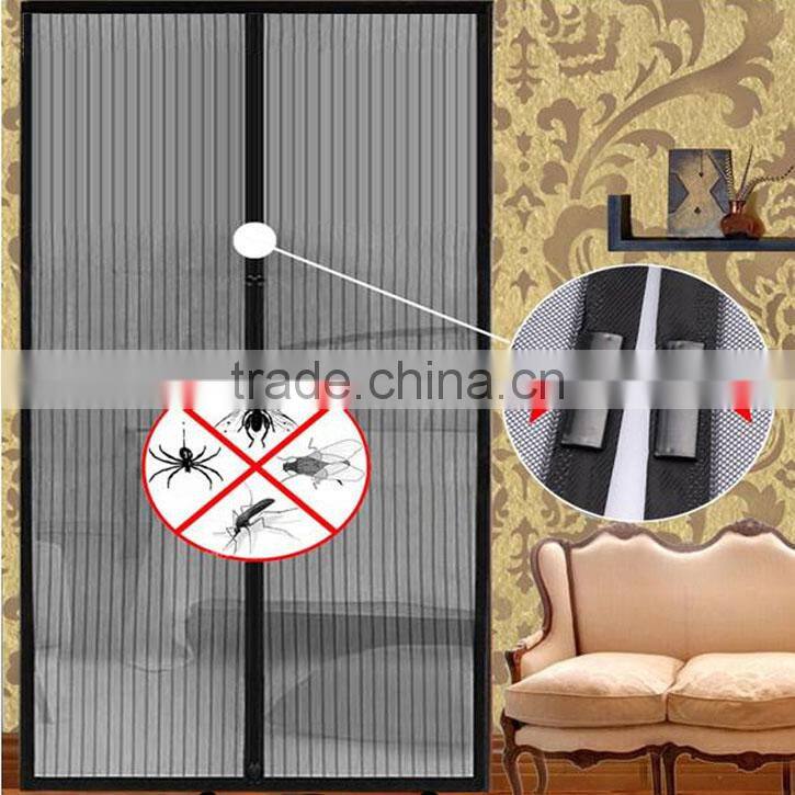 Insect Fly Bug Mosquito Netting Screen Mesh Screen Magnetic Bi Fold Screen Door