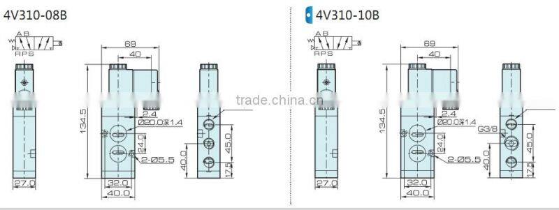 4V300series Control Valves with high quality