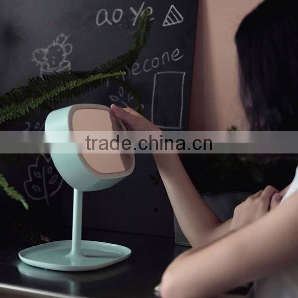 Lighted Makeup Vanity Mirror with Table Lamp for Bedroom Home Decor
