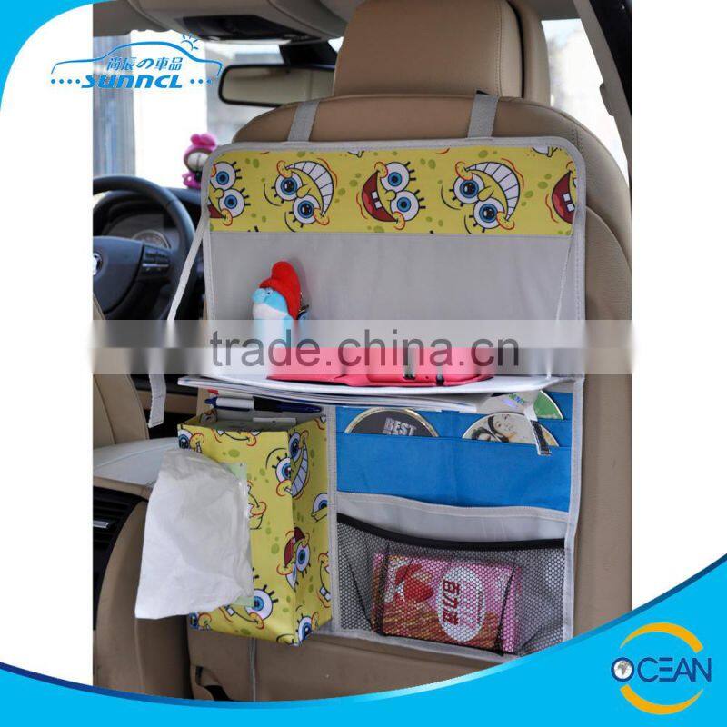Headrest Car Backseat Organizer , Car Hanging Bag for Travel