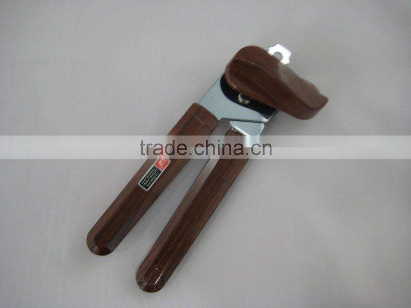 Imitation-wood plastic handle CAN OPENER