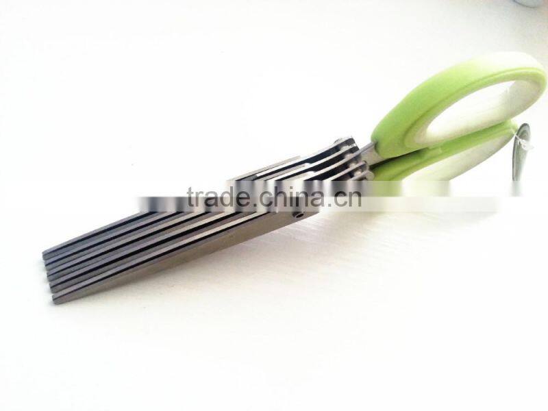 Five layers of scallions scissors/Stainless Steel Herb Scissors