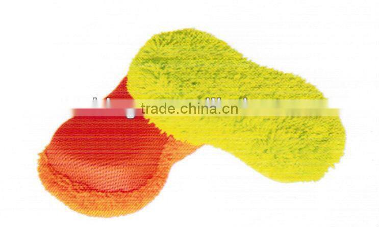 Short Chenille Wash Sponge with Mesh