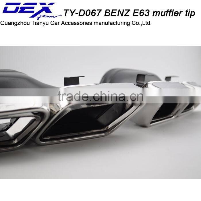 DEX TianYu hot sale car accessories tuning b-enz amg e63 exhaust muffler tip