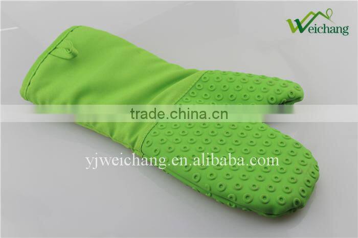 WCJB2739 Oven mitt Silicone Pot Holders, Heat Resistant Cooking & Barbecue Grill Gloves & Oven Mitts