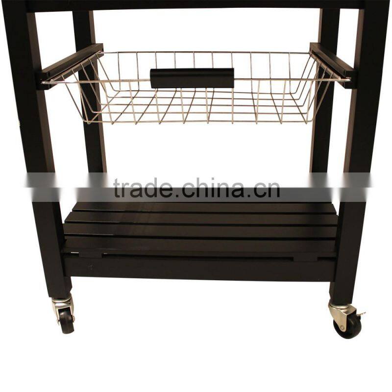 Hot bamboo service dining trolley
