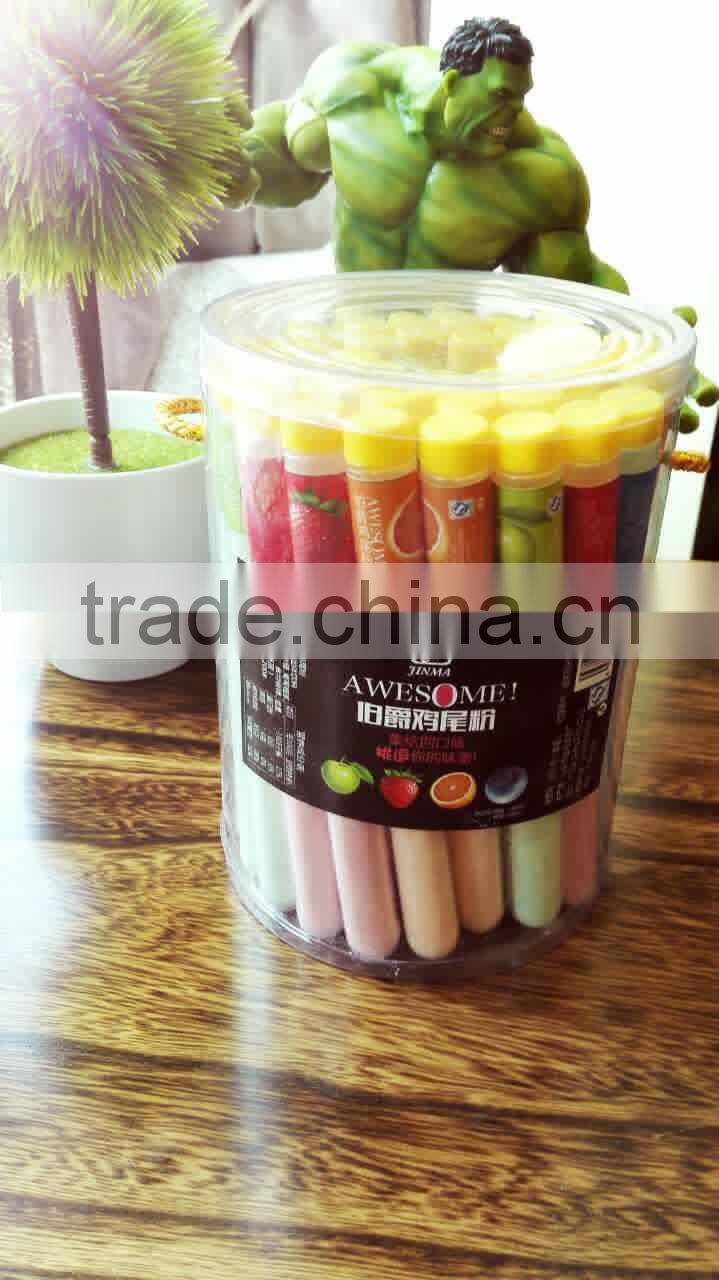 Testing Tube Yogurt Sherbet Powder Candy