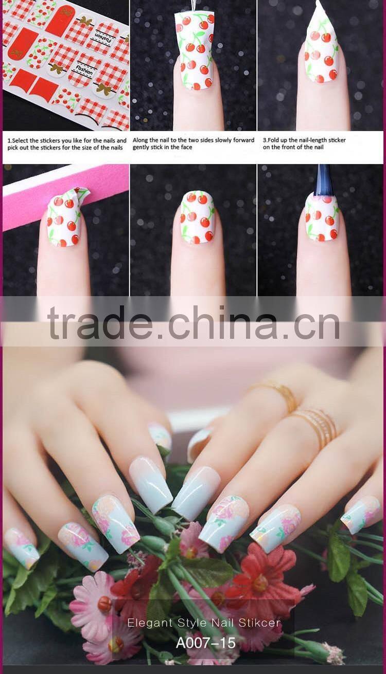 New Air NAIL STICKERS WRAPS - Full Self Adhesive Polish Foils Decoration