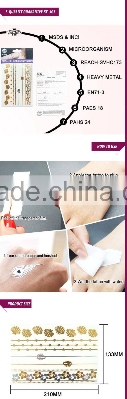 Temporary Tattoo Body Art Flash Tattoo Stickers 17*10cm Waterproof Fake Tatoo