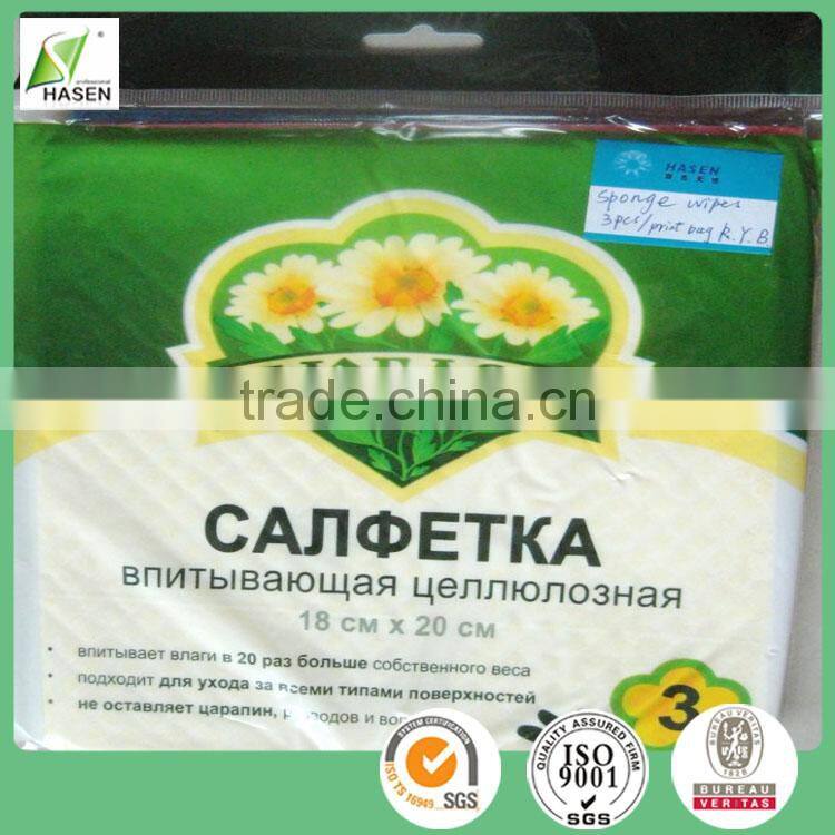 bulk kitchen mesh cleaning sponge disposable nonwoven washing sponge