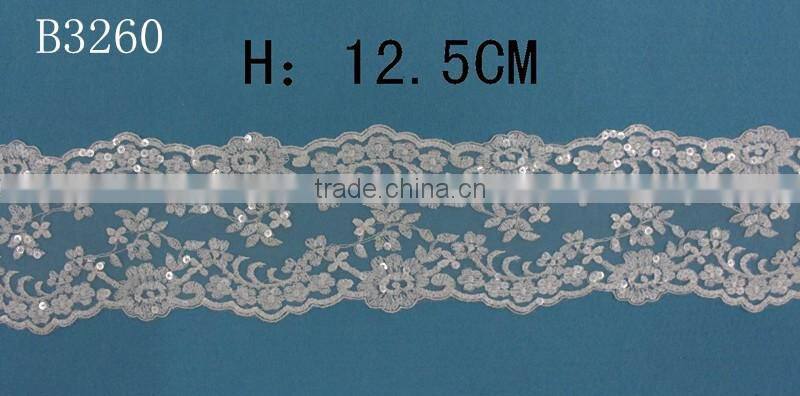 Professional wedding cotton ladder lace trim With Bottom Price