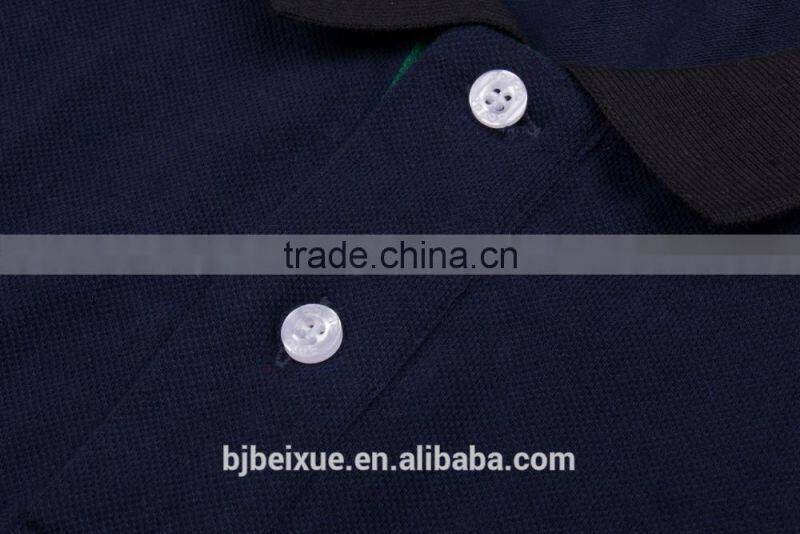 2016 OEM service stylish latest design custom cotton polyester spandex man polo shirt golf