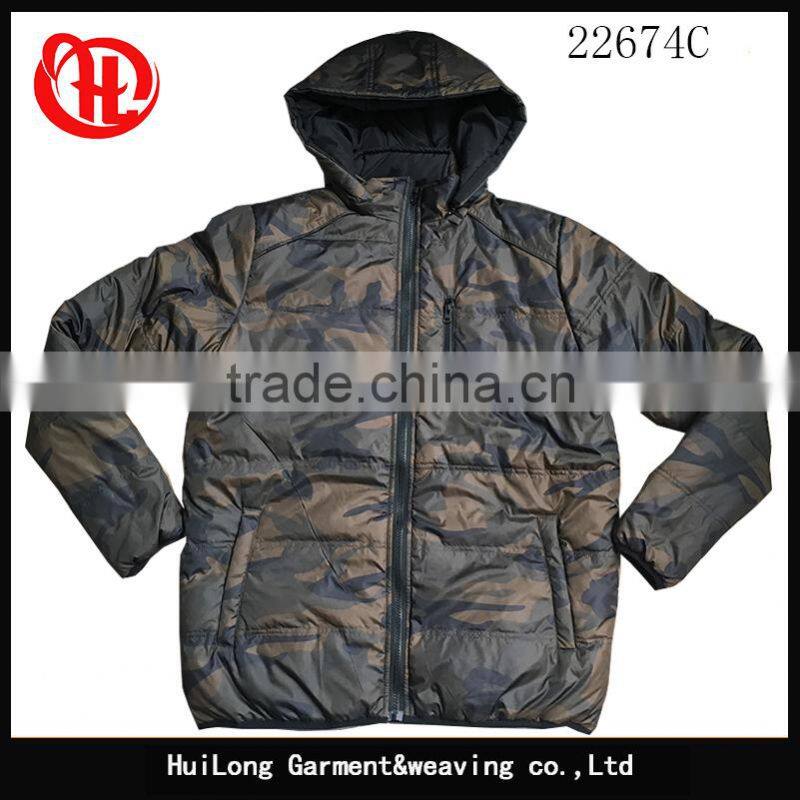 OEM ODM padded camouflage bulk wholesale men winter camo jackets
