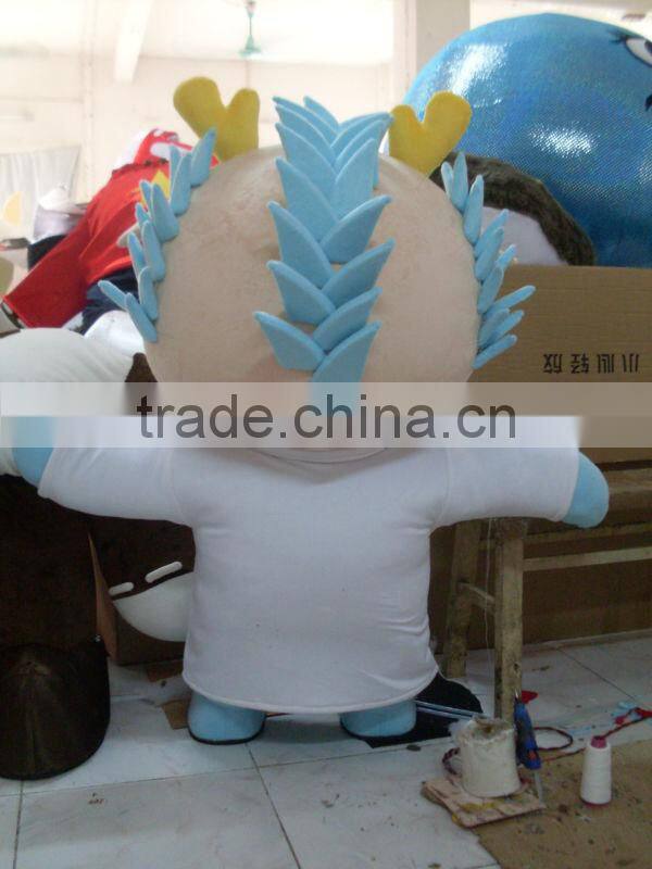 Fixed Little Dragon Horn Dino Mascot Costume Dinosaurs Mascot Costume