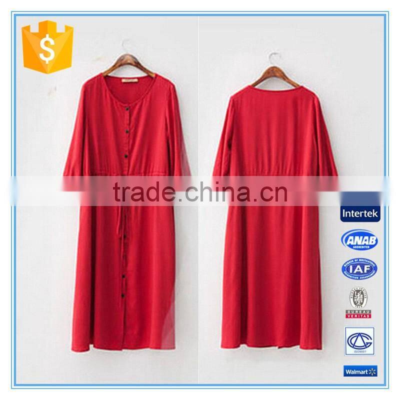 New fashion casual linen dresses women summer of good quality