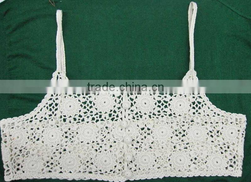 cotton water soluble collar lace design